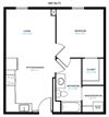 Trillium Large Studio 1-G01 565sf Trillium Large Studio 1-G01 565sf at Trillium Apartments, Fairfax, VA, 22031